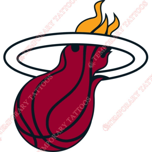 Miami Heat Customize Temporary Tattoos Stickers NO.1071